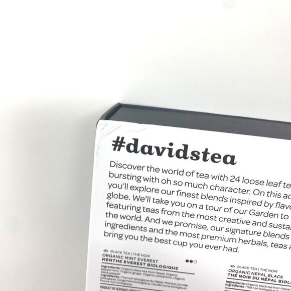 EMPTY David's Tea 24 Trips Advent Calendar Drawer Tins Preowned - Picture 6 of 10